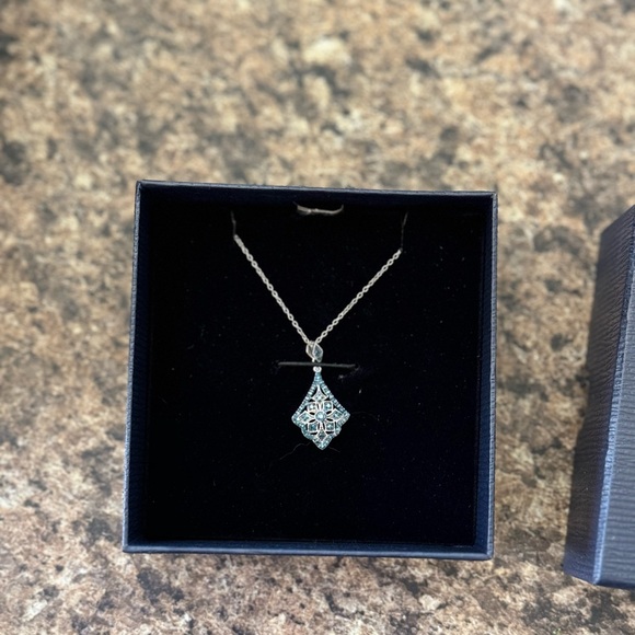 Blue Diamond Necklace - Picture 5 of 5